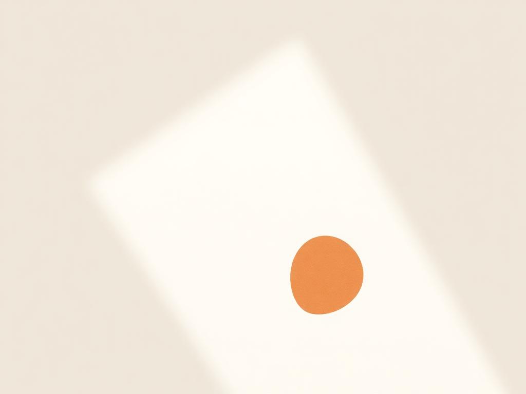 Abstract warm geometric shapes